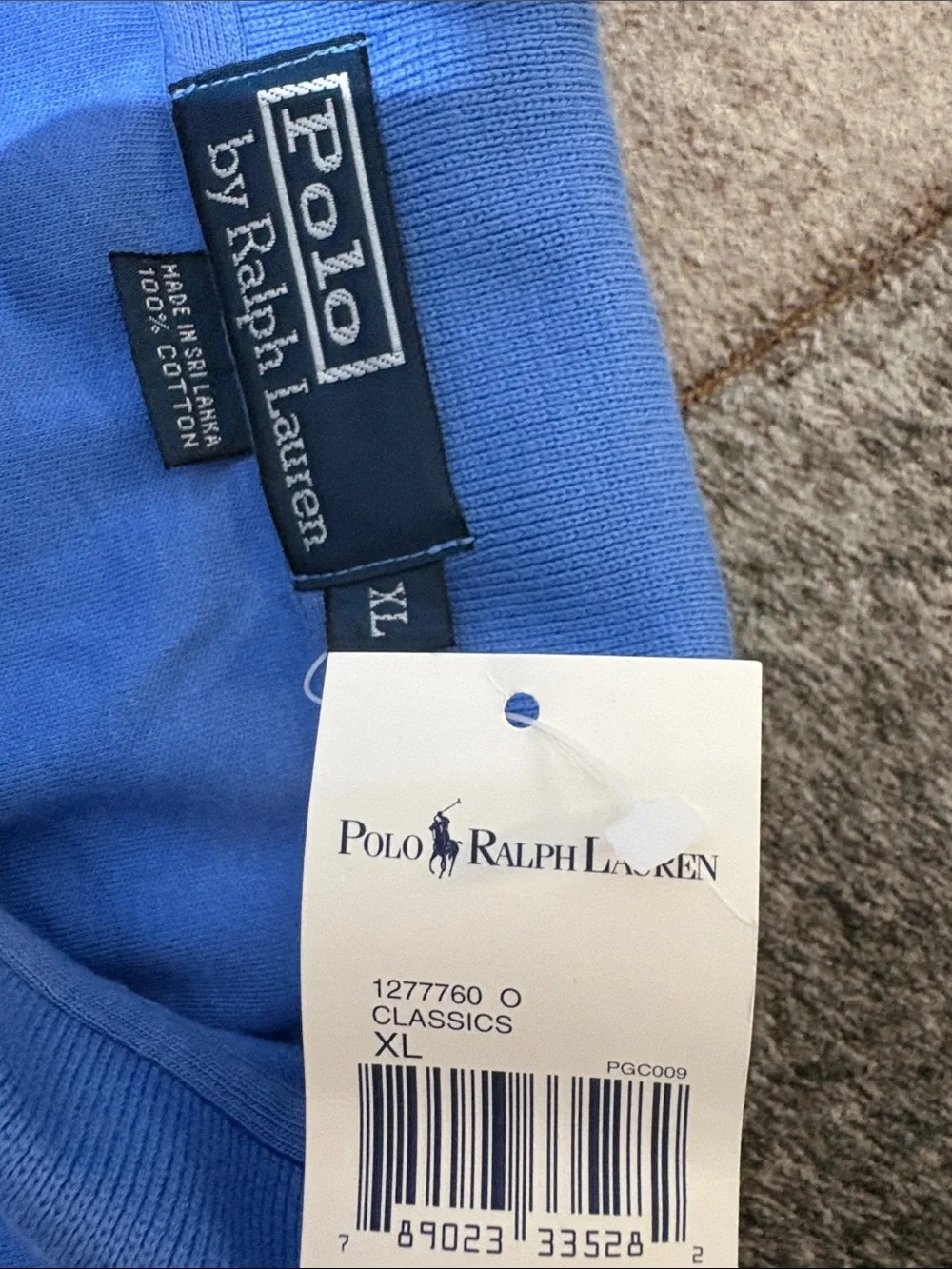 New Polo, Ralph Lauren, long sleeve polo shirt, men’s XL